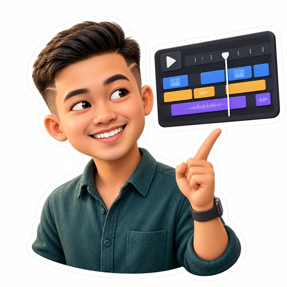 Khang, trợ lý dựng video