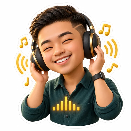Khang đang nghe video
